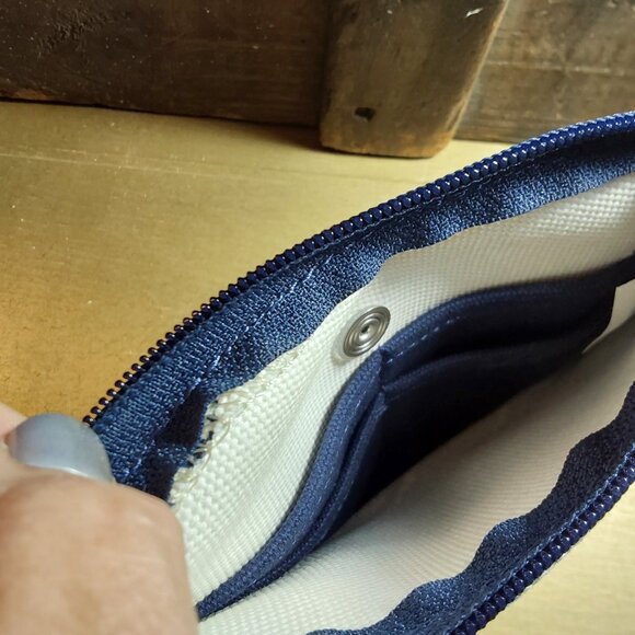 Land's End Canvas Plaid Wristlet Wallet - Picture 4 of 5